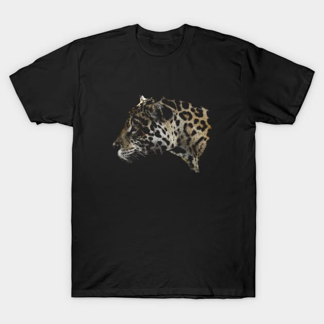 Jaguar Waterpixels T-Shirt by InfinityTone